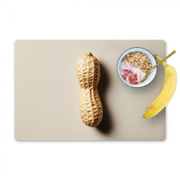 Placemat vinyl - Pinda - Ruw - Beige