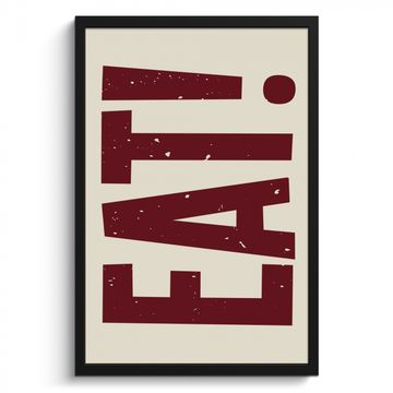 Poster met lijst - Red - Eten - Vintage - Decoratie