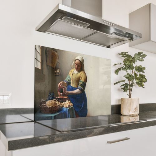 Spatscherm Aluminium - Het Melkmeisje