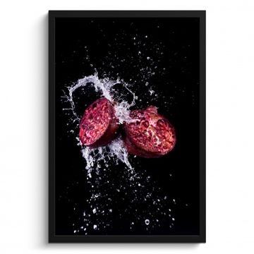 Poster met lijst - Granaatappel Explosie
