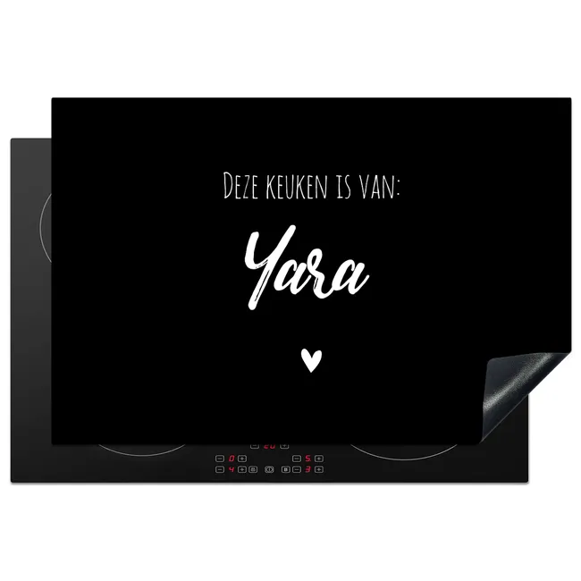 Inductie beschermer - Deze keuken is van: