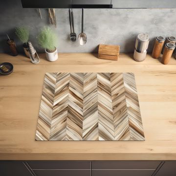 Inductie beschermer - Zonnestraal in Hout
