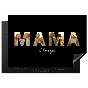 Inductie beschermer - Mama met foto's