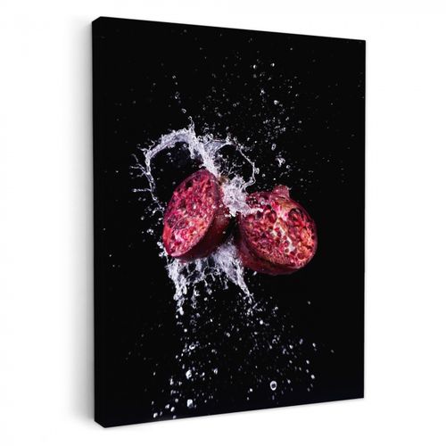 Canvas schilderij - Granaatappel Explosie