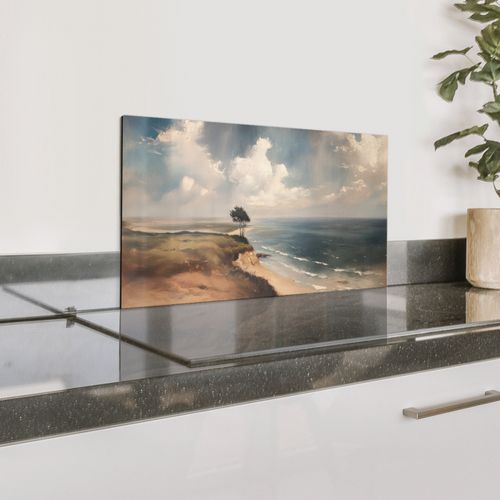Spatscherm Aluminium - Klif - Zee - Boom