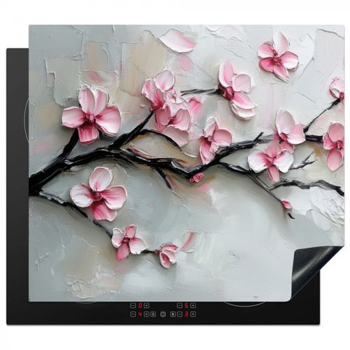 Inductie beschermer - Bloesem - Kunstzinnig - Roze - Sakura