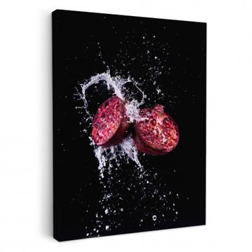 Canvas schilderij - Granaatappel Explosie