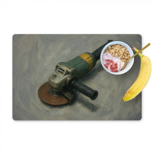 Haakse slijper - Schilderij - Gereedschap