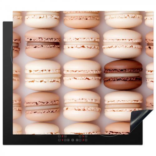 Inductie beschermer - Macarons - Beige - Bruin
