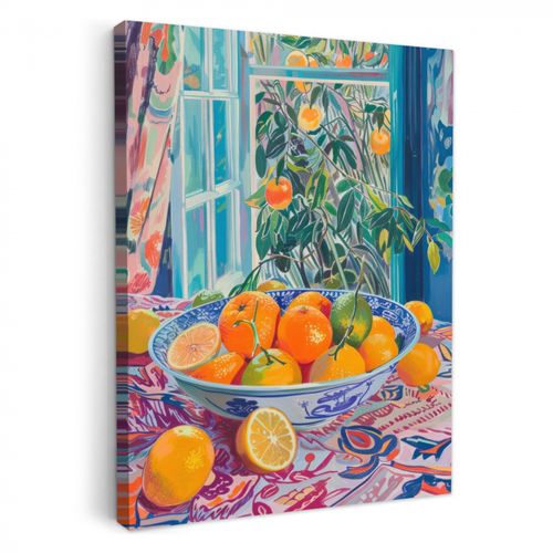 Canvas schilderij - Citrus in het Zonlicht