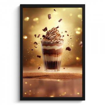 Poster met lijst - Dessert - Chocolade - Zoet - Eten