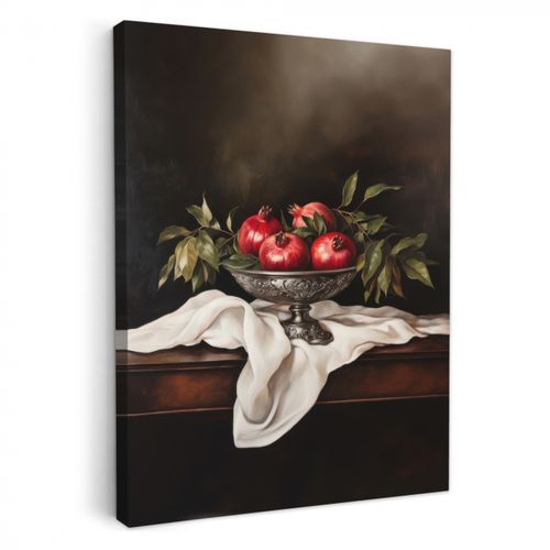 Canvas schilderij - Granaatappels - Klassiek - Vintage