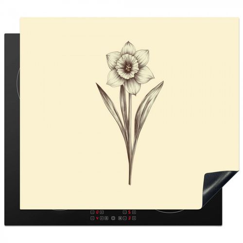 Inductie beschermer - Zwart - Narcis - Illustratie