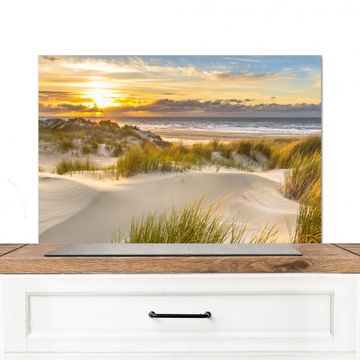Spatscherm Aluminium - Stralen over het Duinlandschap