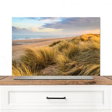 Spatscherm Aluminium - Gouden Uurtje in de Duinen