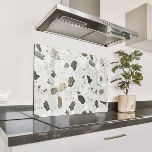 Spatscherm Aluminium - Marmer - Terrazzo - Decoratie - Interieur