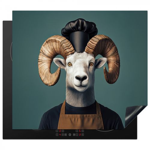 Inductie beschermer - Geit - Hoorns - Kokskleding