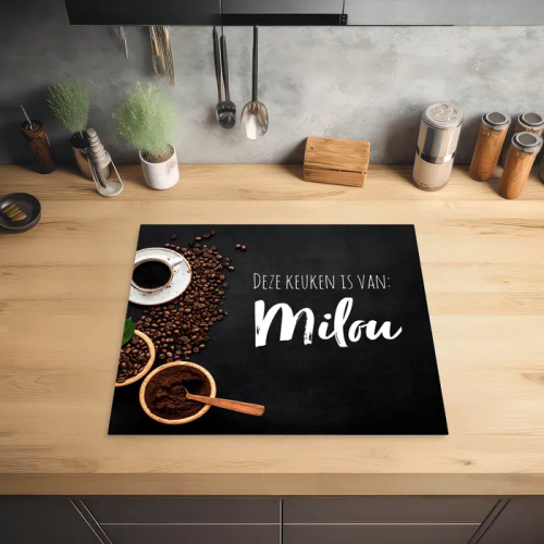 Inductie beschermer - Koffie