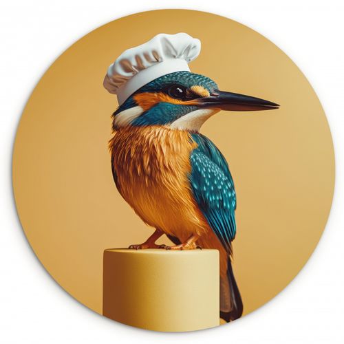 Muurcirkel - Ijsvogel - Pilaar - Koksmuts - Vogel