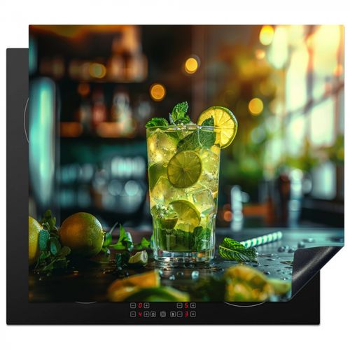 Inductie beschermer - Citrus Mojito in Baromgeving