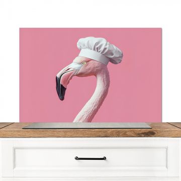 Spatscherm Aluminium - Flamingo - Roze - Koksmuts - Vogel