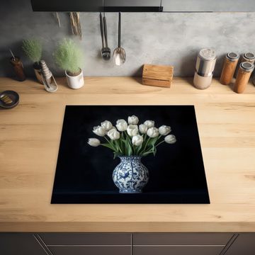 Wit - Bloemen - Tulpen - Vaas