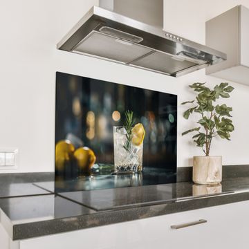 Spatscherm Aluminium - Gin-tonic met een Vleugje Citroen