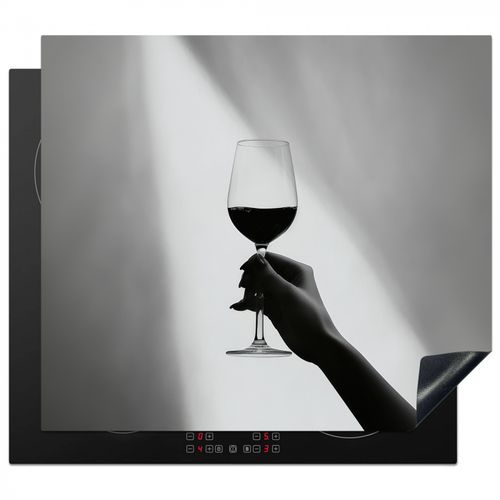 Inductie beschermer - Lichtinval - Wijn - Rood - Glas