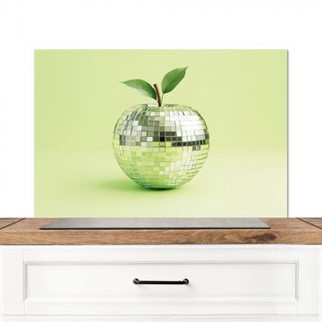 Spatscherm Aluminium - Groen - Disco - Decoratie - Appel