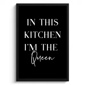 Poster met lijst - Keuken Monarchie