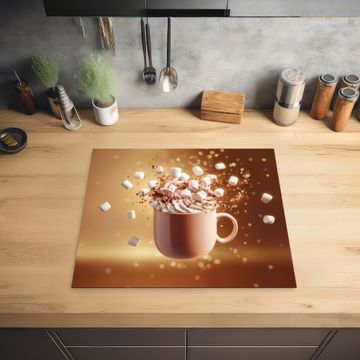 Inductie beschermer - Chocomelk - Drinken - Warm - Bruin