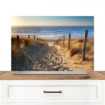 Spatscherm Aluminium - Duinpad naar Zee