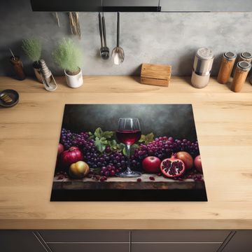 Inductie beschermer - Wijn - Fruit - Stilleven