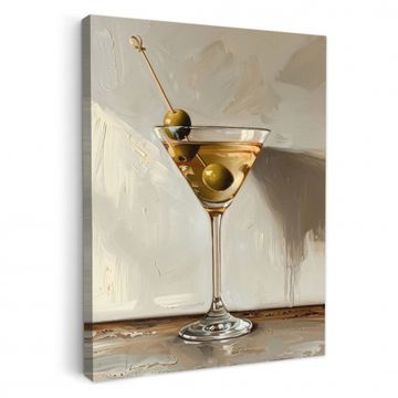 Canvas schilderij - Martini Moment