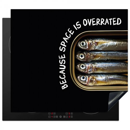 Inductie beschermer - Sardines - Tekst - Vis - Blik