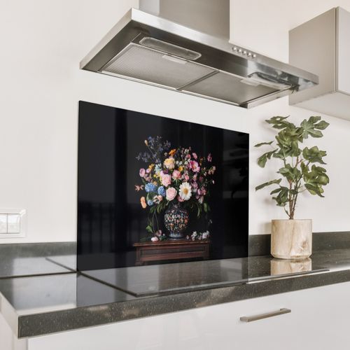 Spatscherm Aluminium - Bloemenvaas - Hout - Bloemen - Boeket