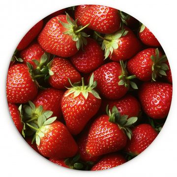 Muurcirkel - Aardbei - Fruit - Rood