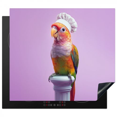 Inductie beschermer - Papegaai - Koksmuts - Pilaar - Vogel