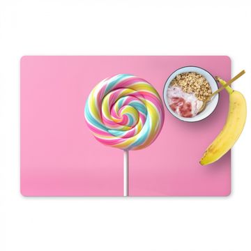 Placemat vinyl - Lolly - Roze - Snoep - Zoet