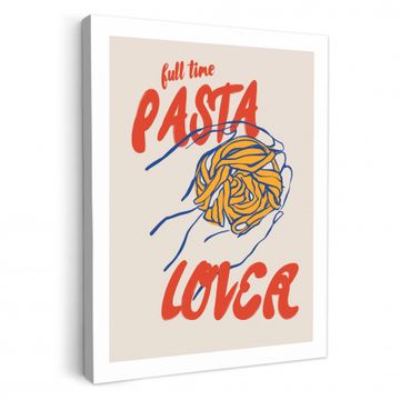 Canvas schilderij - Passie voor Pasta