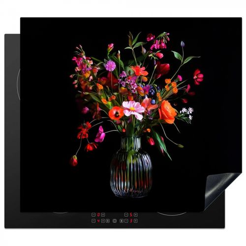 Inductie beschermer - Boeket - Veldbloemen - Vaas