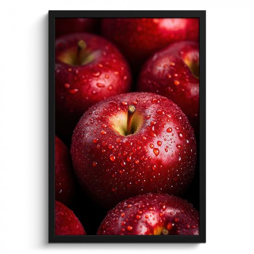Poster met lijst - Rood - Appels - Fruit