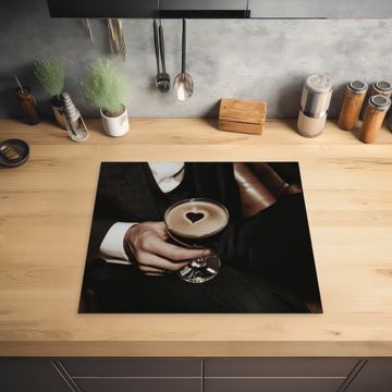 Inductie beschermer - Hartje - Cocktail - Espresso Martini - Hand