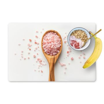 Placemat vinyl - Lepel - Zout - Roze
