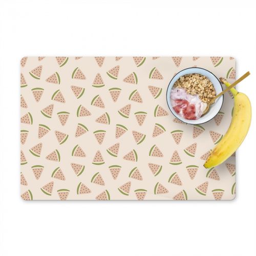 Placemat vinyl - Zomerse Watermeloenen