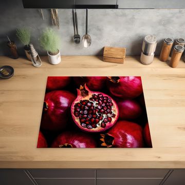 Inductie beschermer - Granaatappel - Rood - Fruit