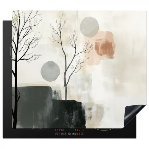 Inductie beschermer - Wabi sabi - Beige - Plant