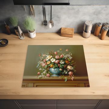 Inductie beschermer - Vaas - Pastel - Kleuren - Bloemen