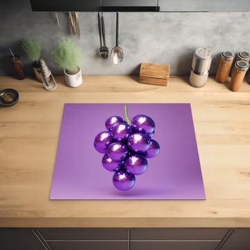 Inductie beschermer - Druif - Disco - Glitter - Paars
