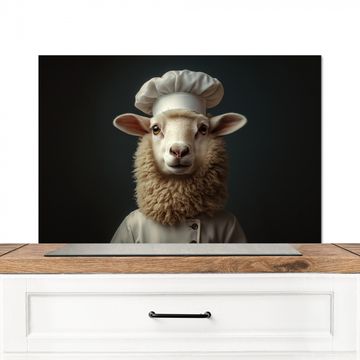 Spatscherm Aluminium - Schaap - Wol - Kok